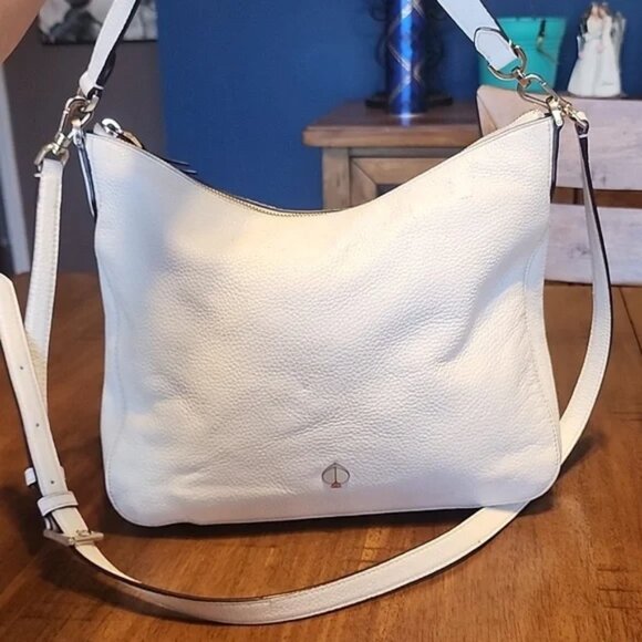 Kate Spade White Shoulder Bag with Timeless Elegance - Picture 1 of 15